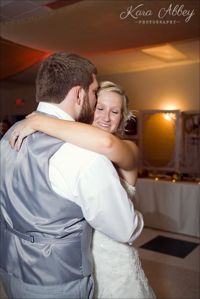 Rustic Country Chic Fall Wedding Wysox, PA Firehall Reception First Dance Husband Wife