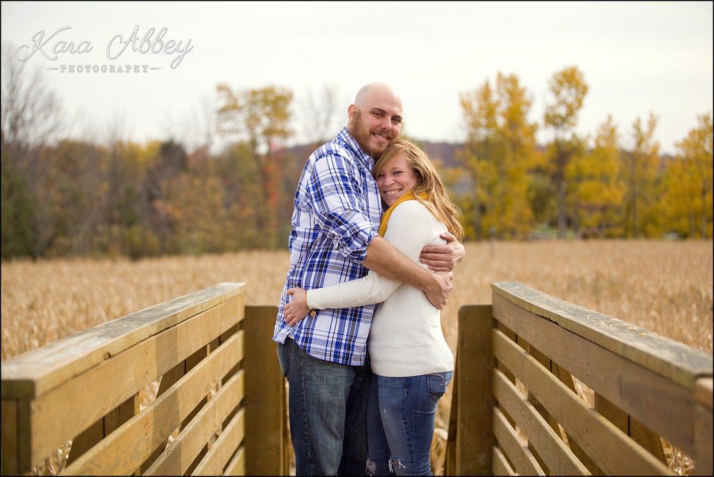Outdoor fall engagement session Roba Family Farms Dalton, PA corn maze