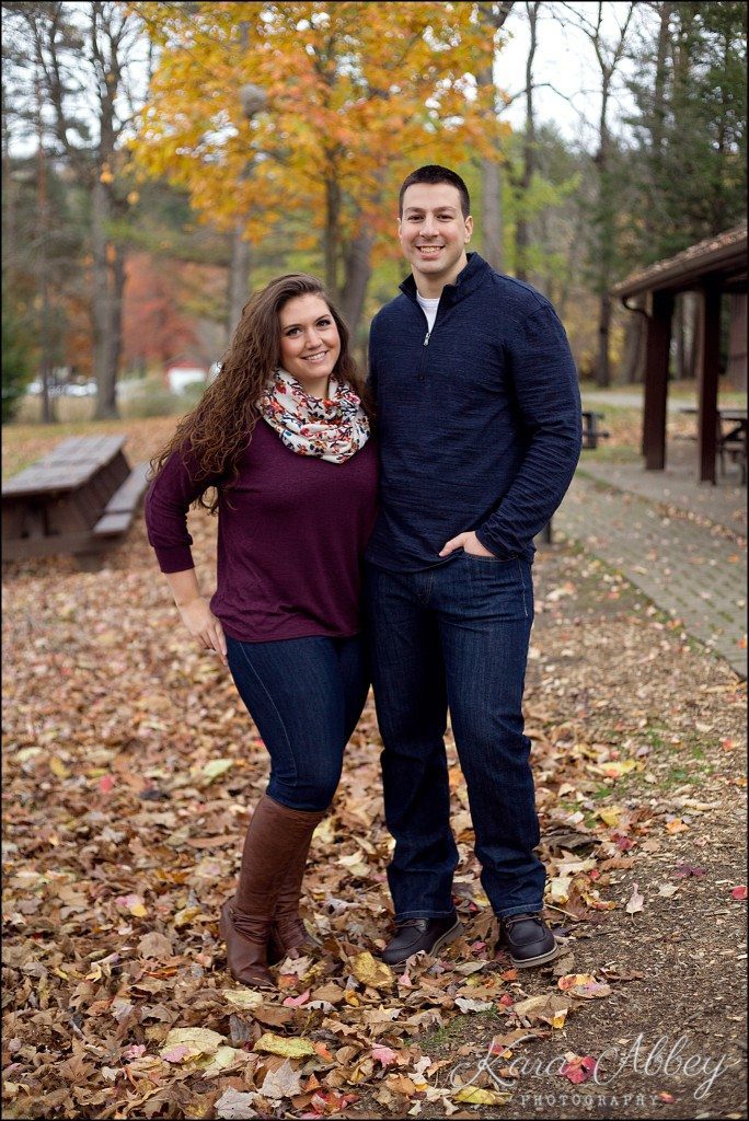 Outdoor Fall Engagement Photography Twin Lakes Park Greensburg, PA South Western Pennsylvania Wedding Photographer