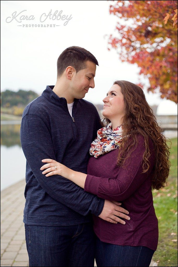 Outdoor Fall Engagement Photography Twin Lakes Park Greensburg, PA South Western Pennsylvania Wedding Photographer