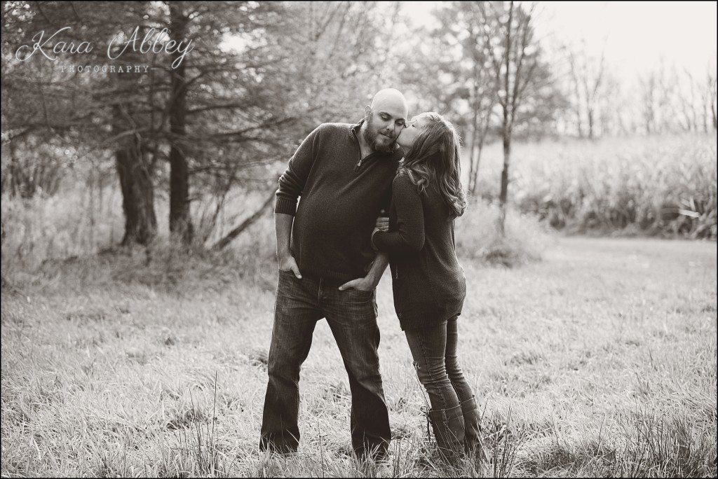 Outdoor fun fall engagement session Roba Family Farms Dalton, PA woods rustic