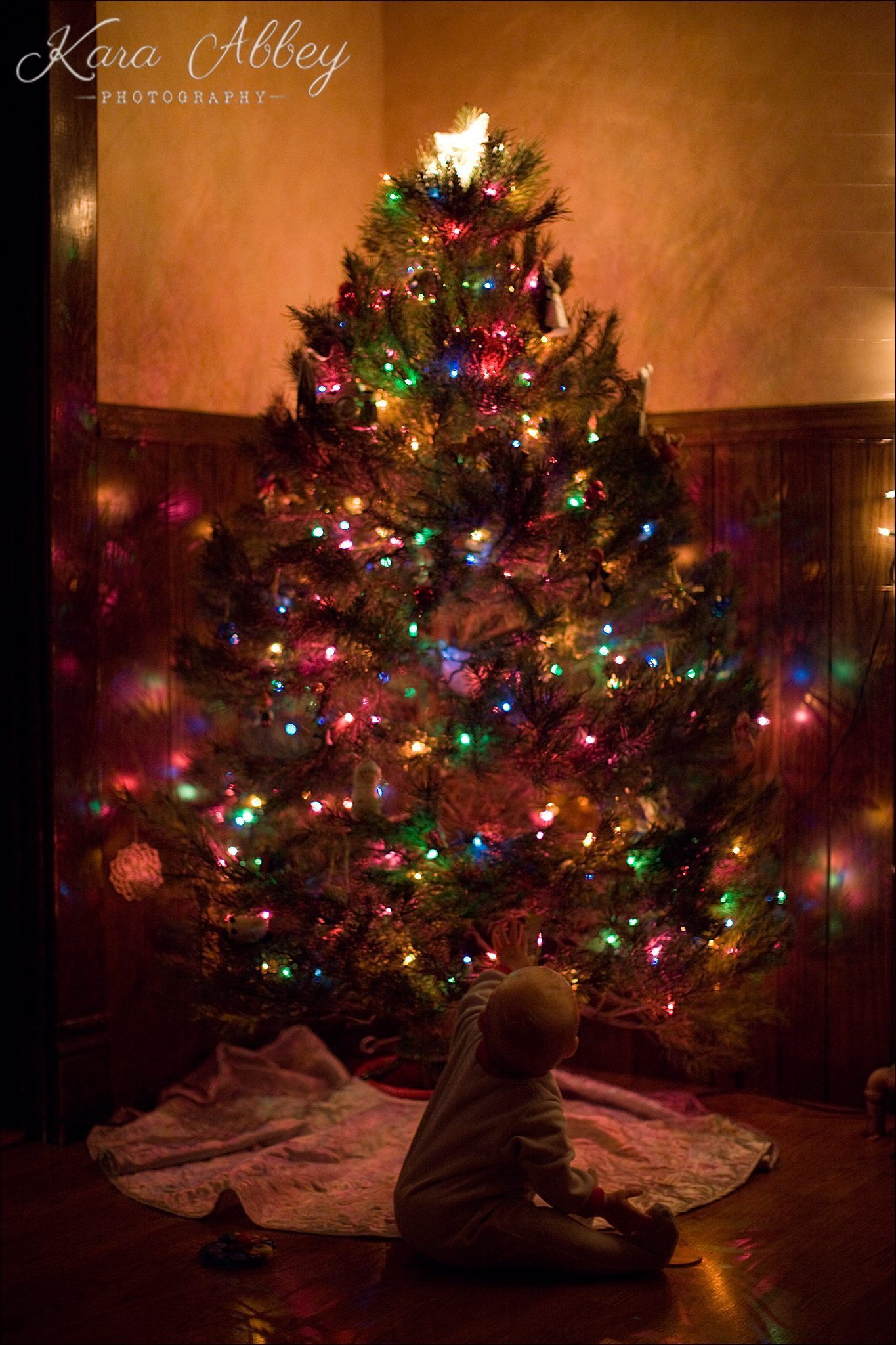 Merry Christmas First Christmas Glowing Tree Lights Irwin, PA