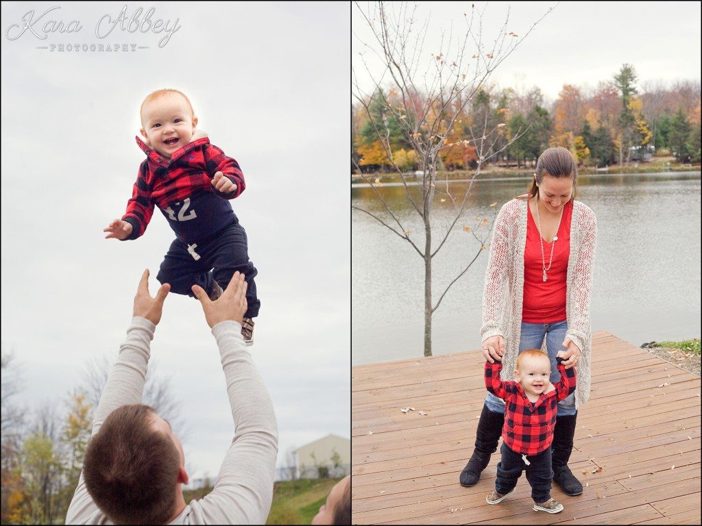 Fall Family Photography Rome, PA 1st Birthday Pine Cradle Lake Campground