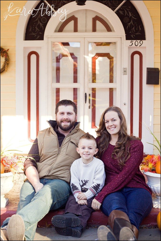 Fall Outdoor Family Portrait Photographer Irwin, PA