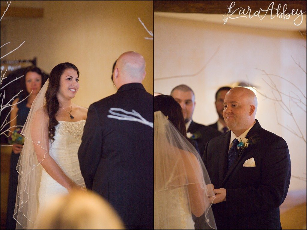 Seven Springs Mountain Resort Laurel Highlands Winter Wedding Photography Irwin, PA Ceremony Alpine Room