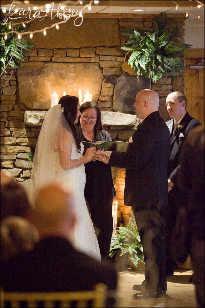 Seven Springs Mountain Resort Laurel Highlands Winter Wedding Photography Irwin, PA Ceremony Alpine Room