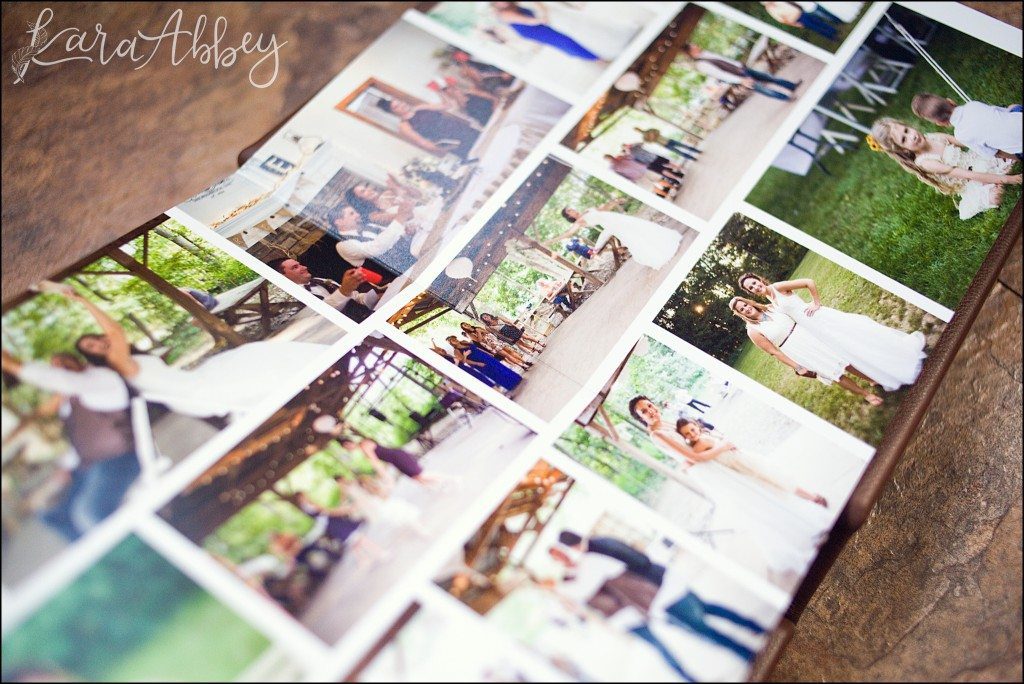 Kara Abbey Photography Luxury Heirloom Leather Wedding Album Layflat Binding Irwin, PA Pittsburgh, PA