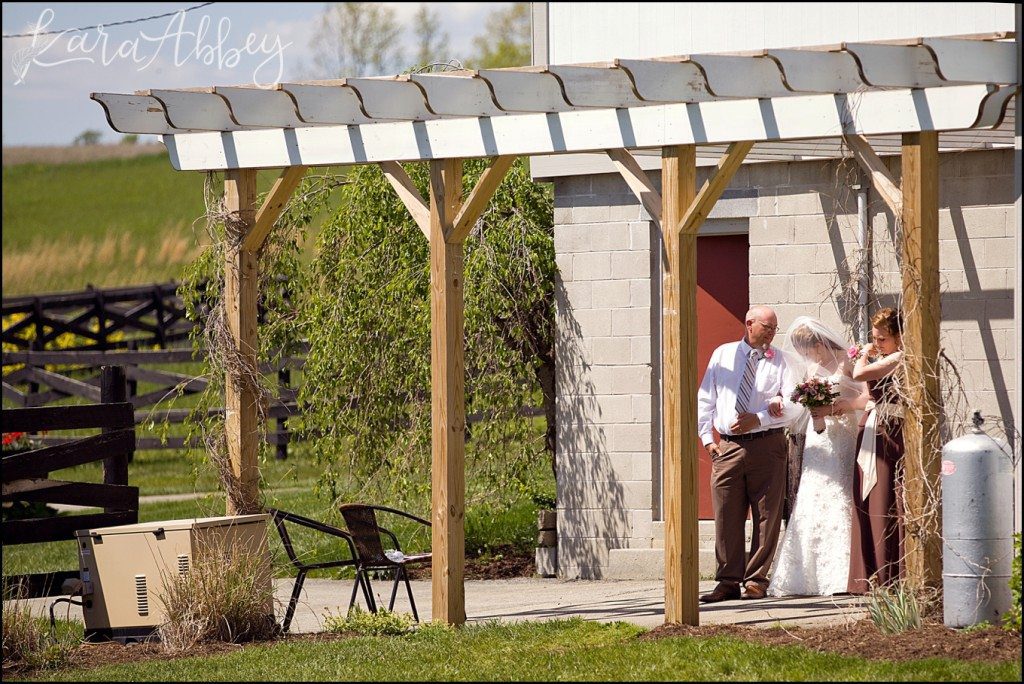 UP Themed Summer Wedding Photography The Hayloft Rockwood, PA Bride Ceremony