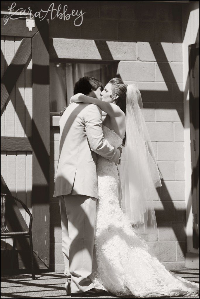 UP Themed Summer Wedding Photography The Hayloft Rockwood, PA Bride Ceremony Recessional
