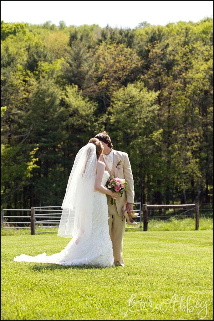 UP Themed Summer Wedding Photography The Hayloft Rockwood, PA Bride Groom Portrait