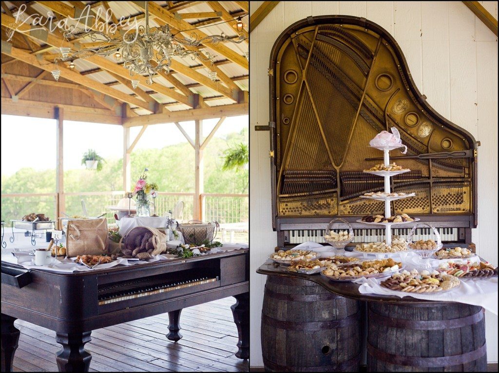 UP Themed Summer Wedding Photography The Hayloft Rockwood, PA Reception Details Grand Piano