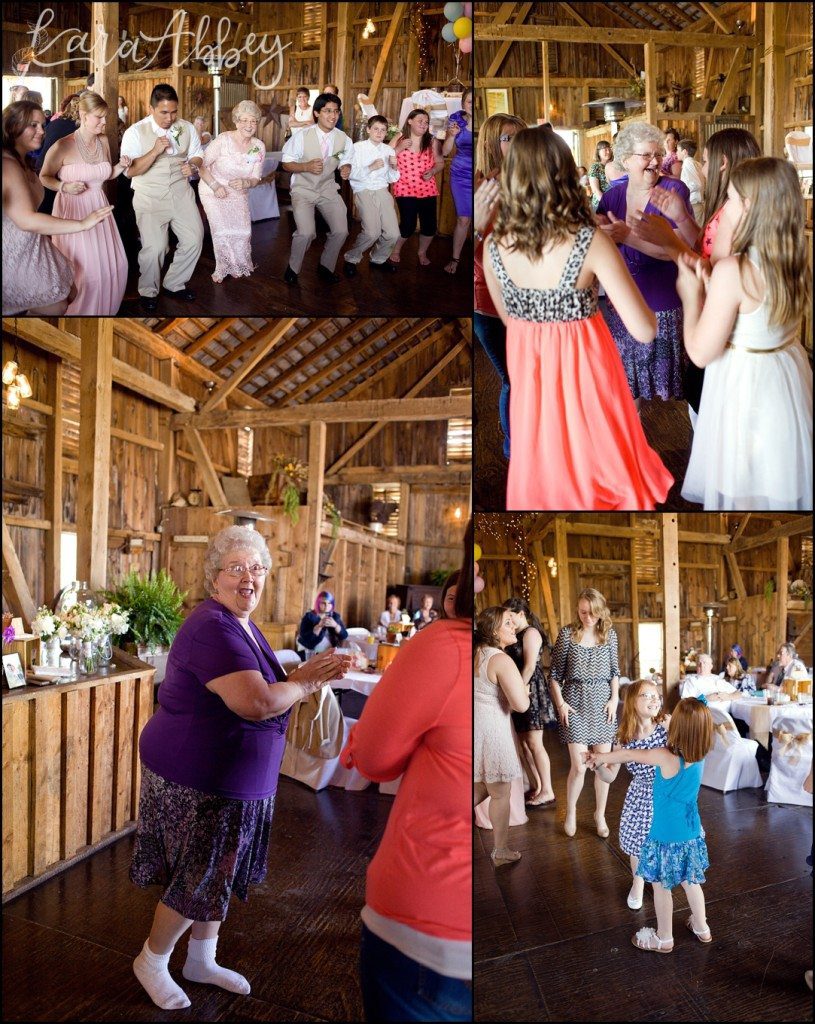 UP Themed Summer Wedding Photography The Hayloft Rockwood, PA Reception Dancing