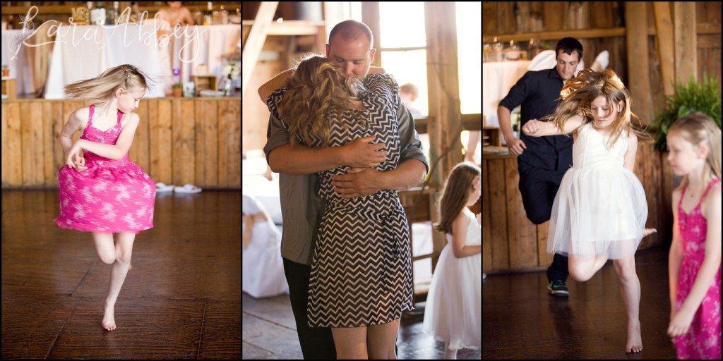 UP Themed Summer Wedding Photography The Hayloft Rockwood, PA Reception Dancing