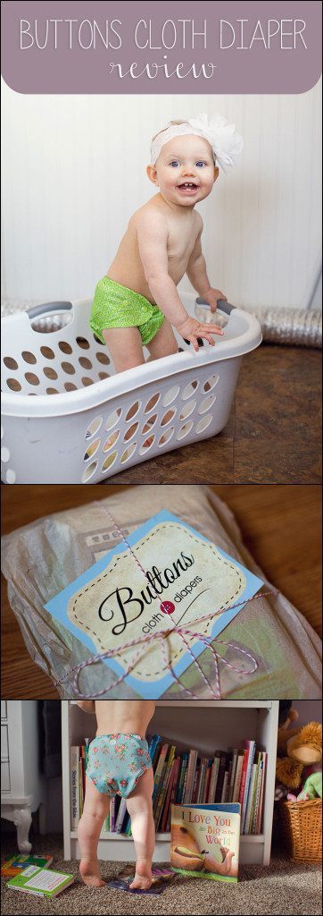 A Baby In Cloth Diapers - Buttons Cloth Diaper Review