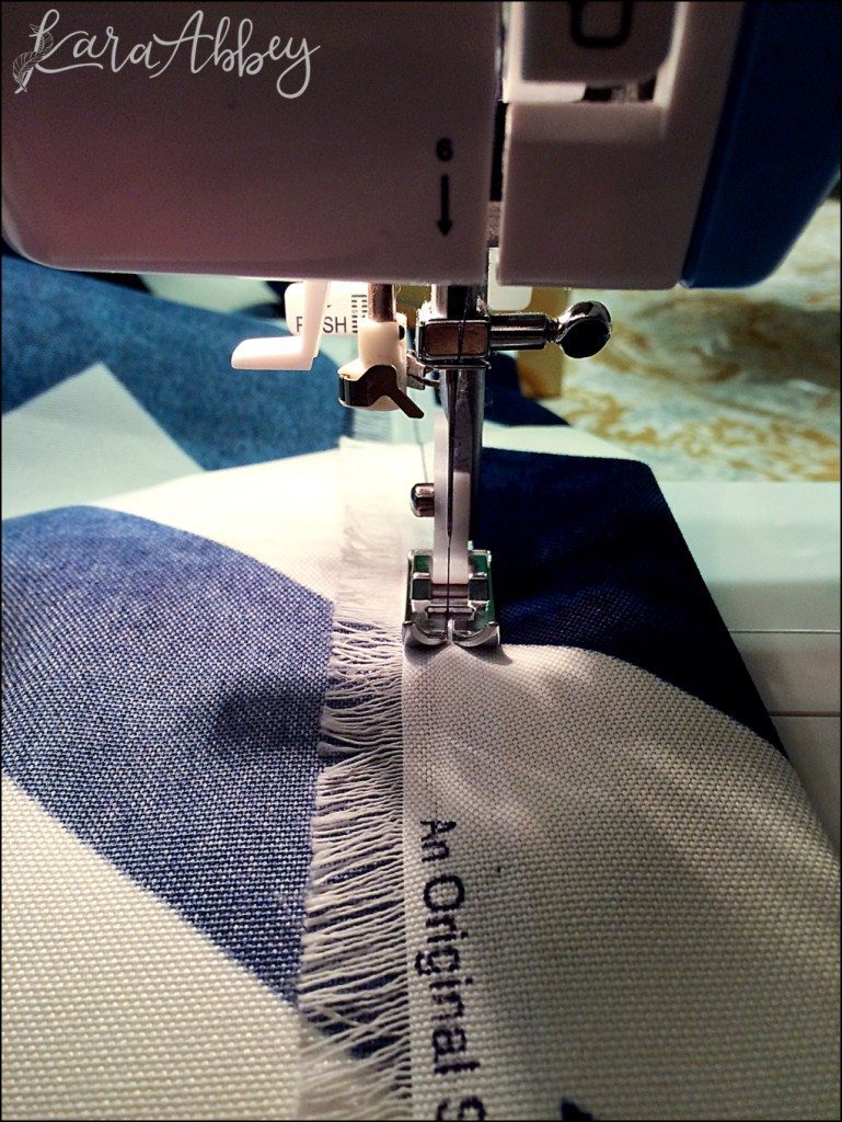 Sewing Project Chevron Navy and White Curtains Irwin, PA