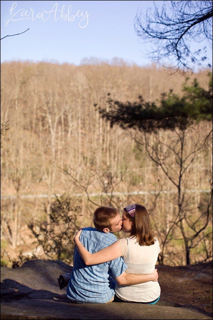 Ohiopyle, PA Happy Spring Engagement Session