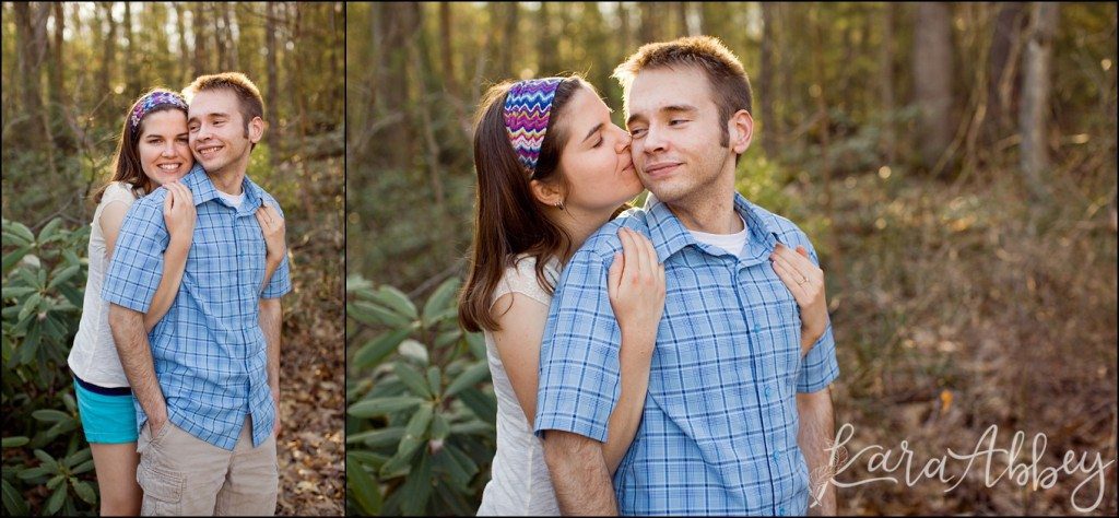 Ohiopyle, PA Happy Spring Engagement Session