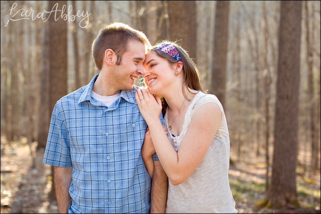 Ohiopyle, PA Happy Spring Engagement Session