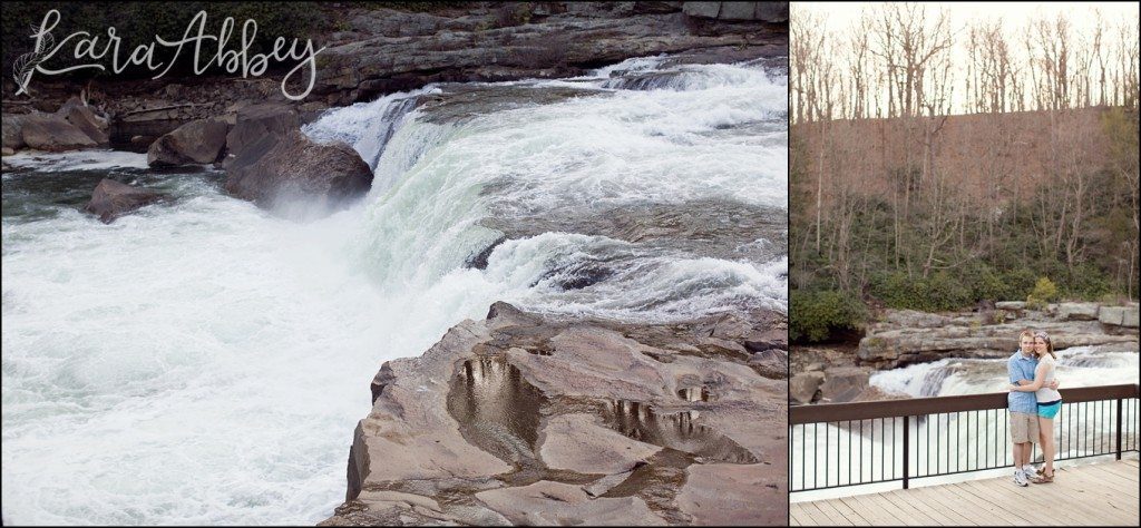 Ohiopyle, PA Happy Spring Engagement Photography