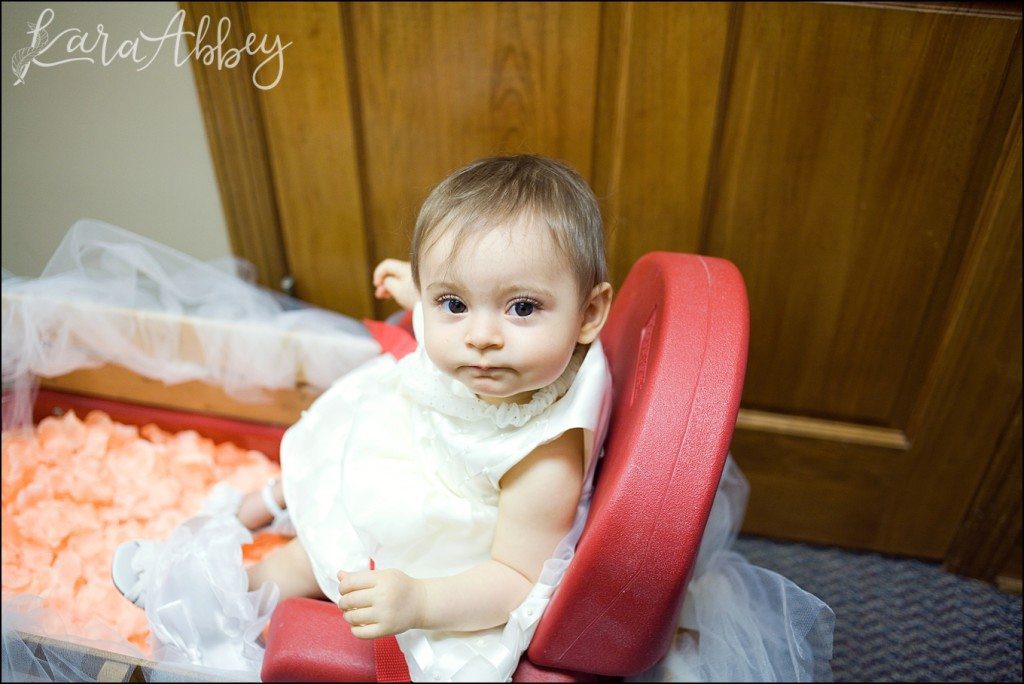 Summer Elegant Comfortable Wedding FlowerGirl by Kara Abbey Photography in Irwin, PA