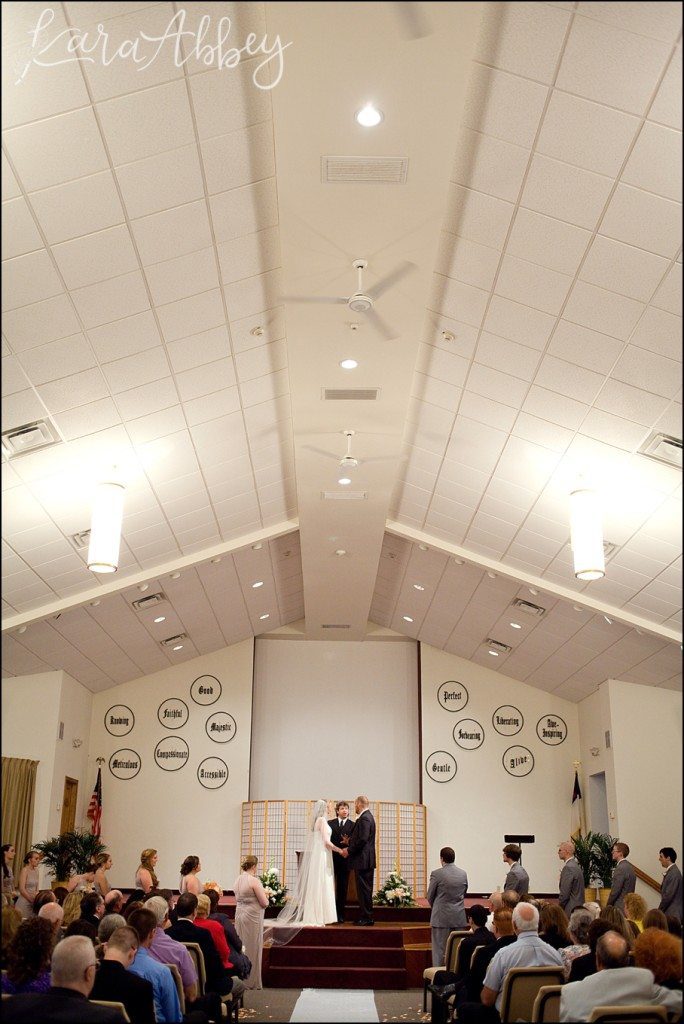 Summer Elegant Comfortable Wedding Ceremony at Norwin Christian Church by Kara Abbey Photography in Irwin, PA