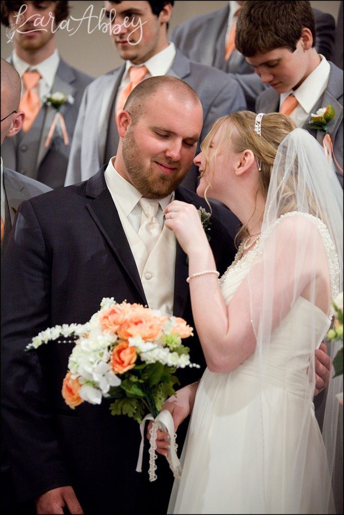Summer Elegant Comfortable Wedding Ceremony at Norwin Christian Church by Kara Abbey Photography in Irwin, PA