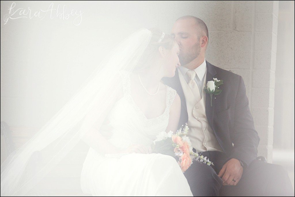 Summer Elegant Comfortable Wedding Bride & Groom Portraits at Norwin Christian Church by Kara Abbey Photography in Irwin, PA