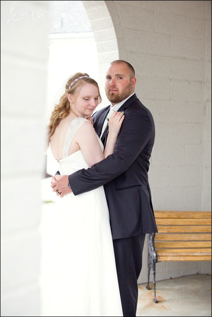Summer Elegant Comfortable Wedding Bride & Groom Portraits at Norwin Christian Church by Kara Abbey Photography in Irwin, PA
