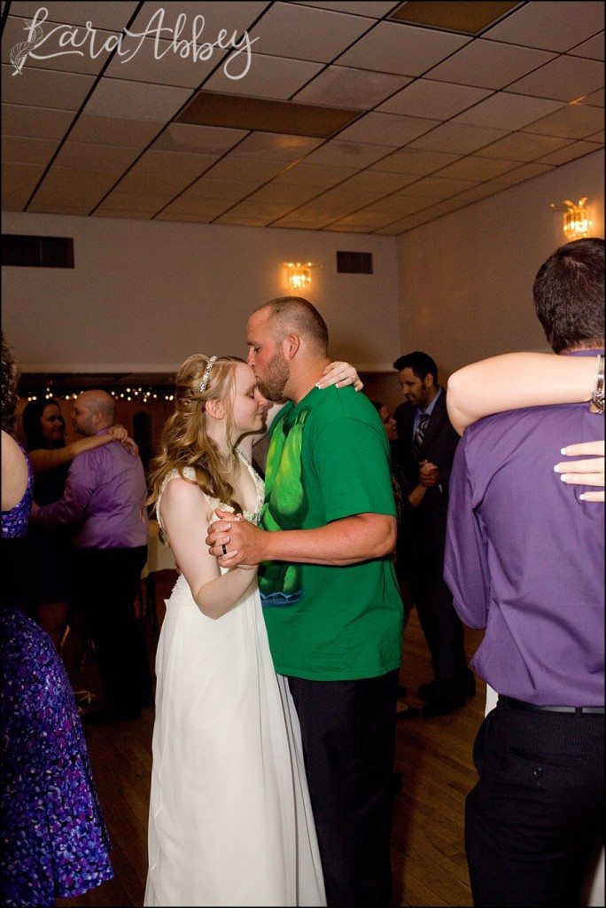 Summer Elegant Comfortable Wedding Dancing at the Crystal Ballroom in Herminie, PA by Kara Abbey Photography in Irwin, PA