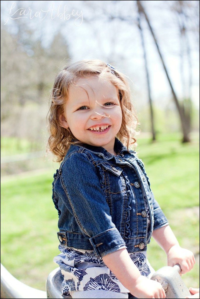Spring 3rd Birthday Portraits Waverly Glenn, NY by Kara Abbey Photography