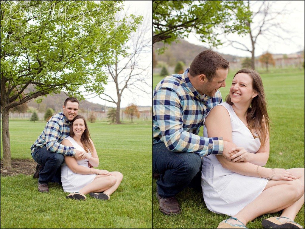 Spring Engagement Session at Grovedale Winery in Wyalusing, PA by Kara Abby Photography in Irwin, PA