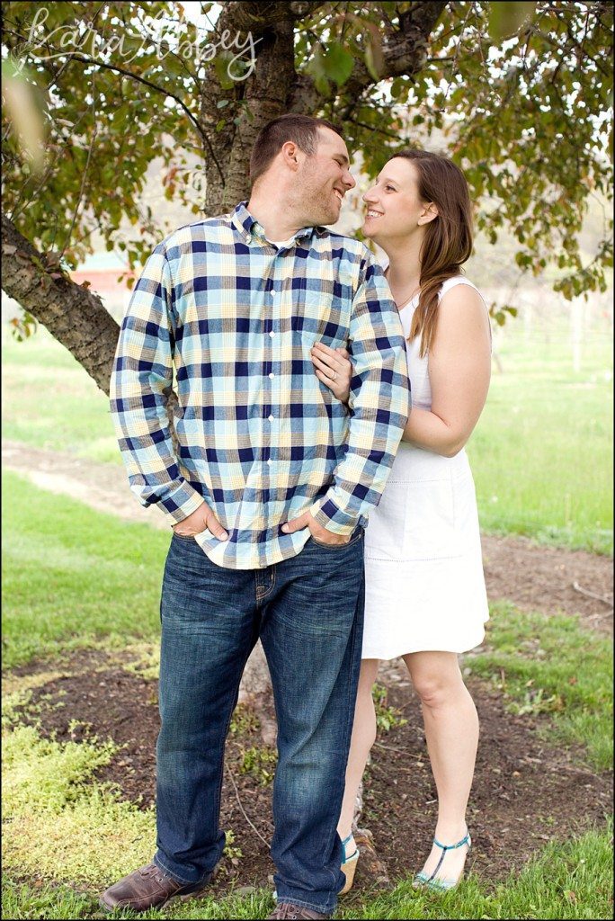Spring Engagement Session at Grovedale Winery in Wyalusing, PA by Kara Abby Photography in Irwin, PA
