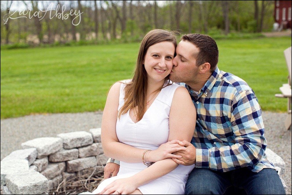Spring Engagement Session at Grovedale Winery in Wyalusing, PA by Kara Abby Photography in Irwin, PA