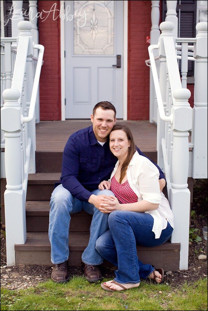 Spring Engagement Session at Grovedale Winery in Wyalusing, PA by Kara Abby Photography in Irwin, PA