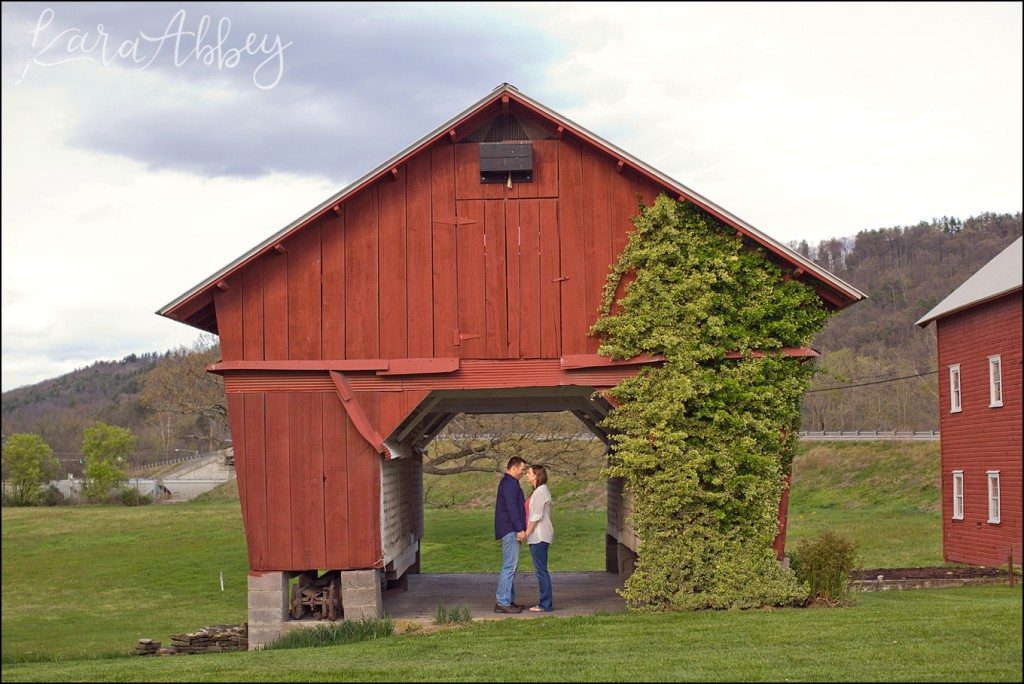 Spring Engagement Session at Grovedale Winery in Wyalusing, PA by Kara Abby Photography in Irwin, PA