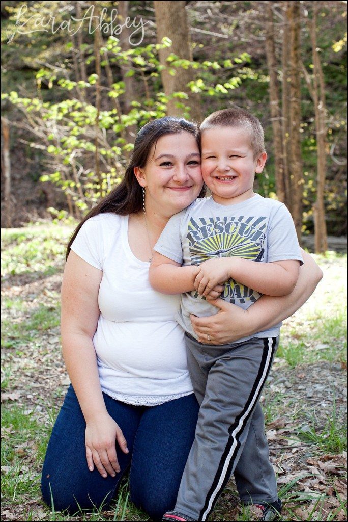 Spring Family Photography Brother & Sister Portraits at Waverly Glen, NY by Kara Abby Photography in Irwin, PA