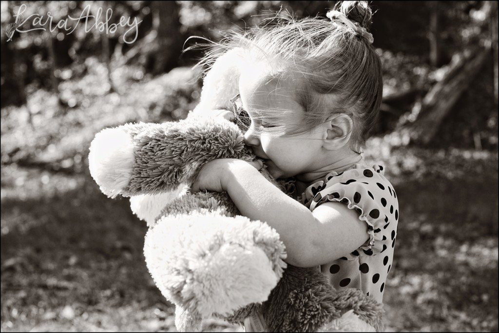 Spring Family Photography - A Little Girl and Her Puppy - at Waverly Glen, NY by Kara Abby Photography in Irwin, PA