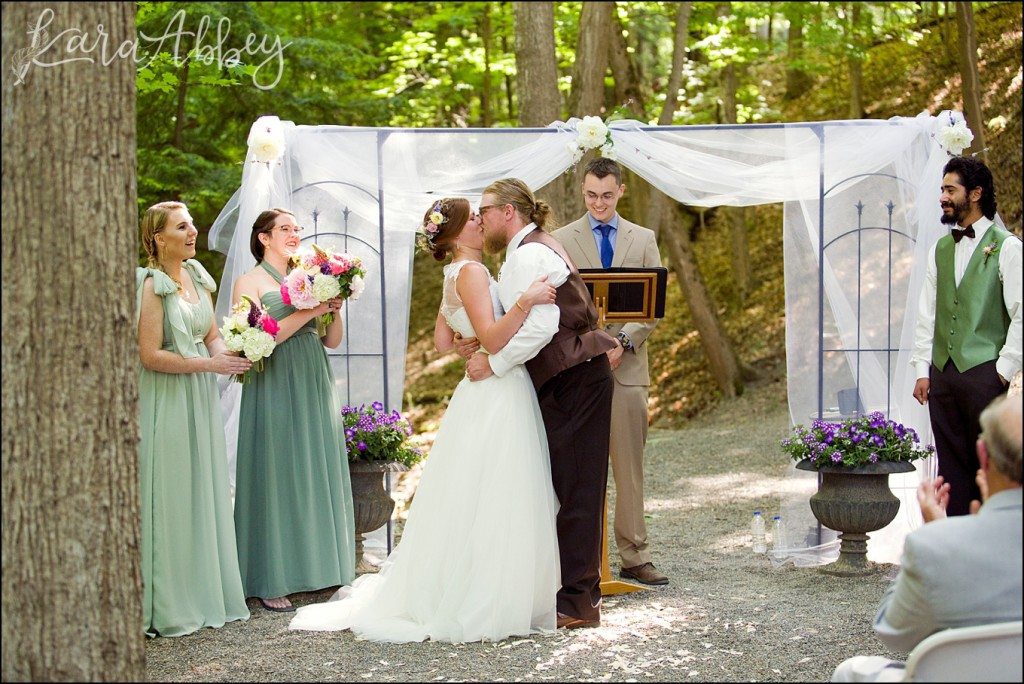 Summer Irish Bohemian Wedding at New Park in Ithaca, NY by Kara Abbey Photography in Irwin, PA 
