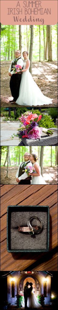 Summer Irish Bohemian Wedding at New Park in Ithaca, NY by Kara Abbey Photography in Irwin, PA 