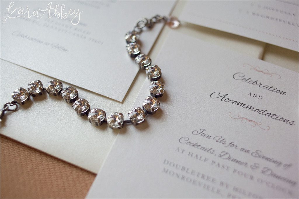 Elegant Romantic Wedding Details at the DoubleTree in Monroeville, PA by Kara Abbey Photography
