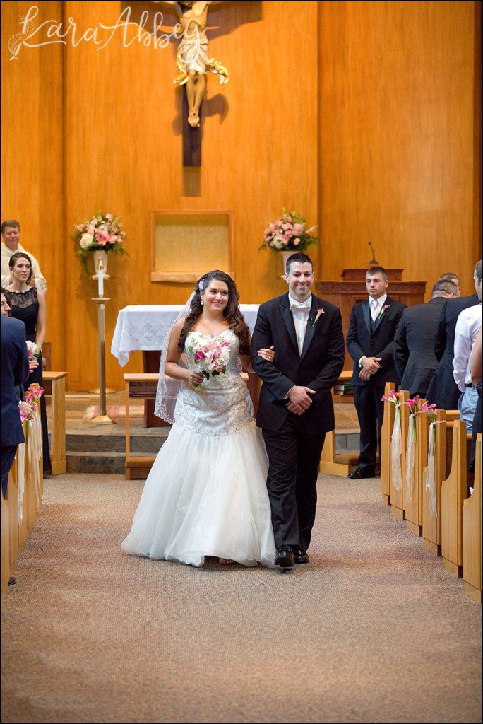 Elegant Romantic Wedding Ceremony at Our Lady of Grace in Greensburg, PA by Kara Abbey Photography