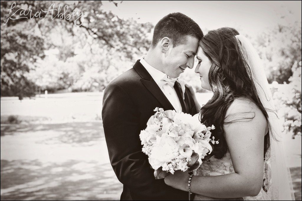 Elegant Romantic Wedding Portraits at University of Pittsburgh in Greensburg, PA by Kara Abbey Photography