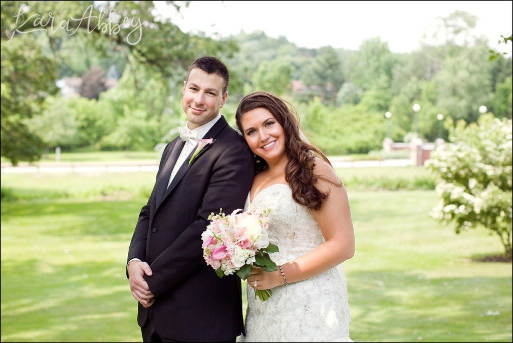 Elegant Romantic Wedding Portraits at University of Pittsburgh in Greensburg, PA by Kara Abbey Photography