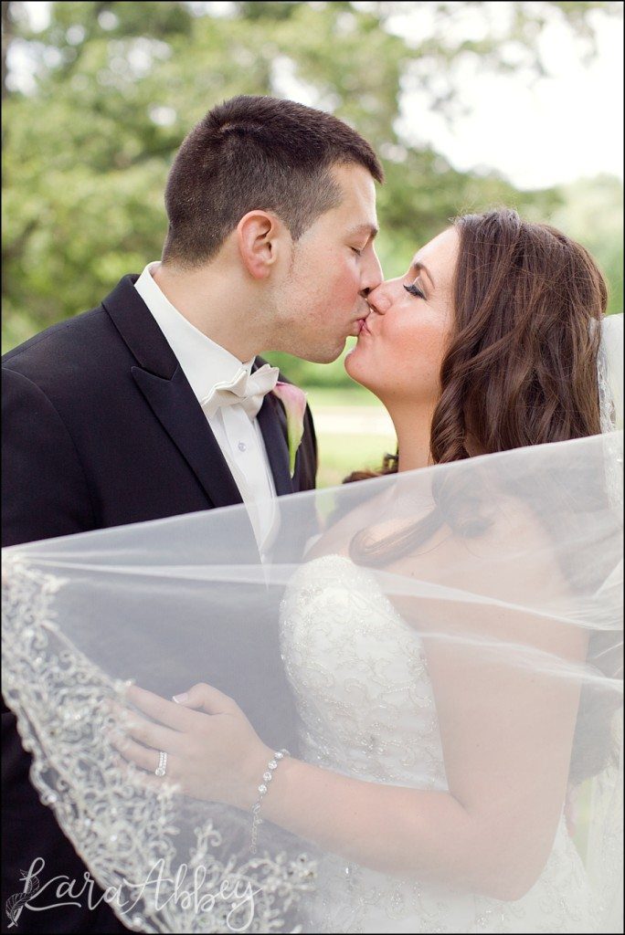Elegant Romantic Wedding Portraits at University of Pittsburgh in Greensburg, PA by Kara Abbey Photography