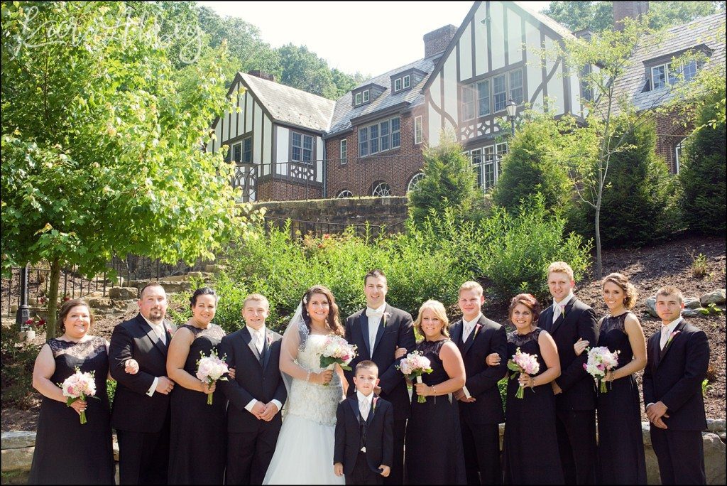 Elegant Romantic Wedding Portraits at University of Pittsburgh in Greensburg, PA by Kara Abbey Photography