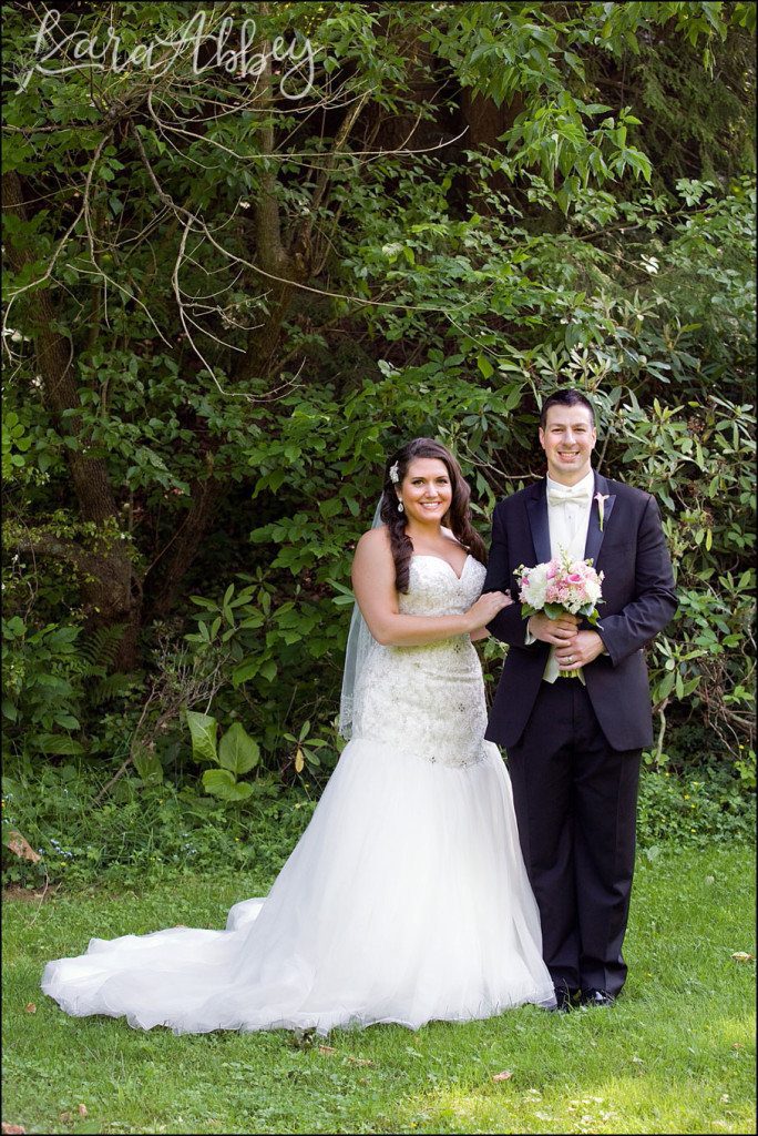 Elegant Romantic Wedding Portraits at University of Pittsburgh in Greensburg, PA by Kara Abbey Photography
