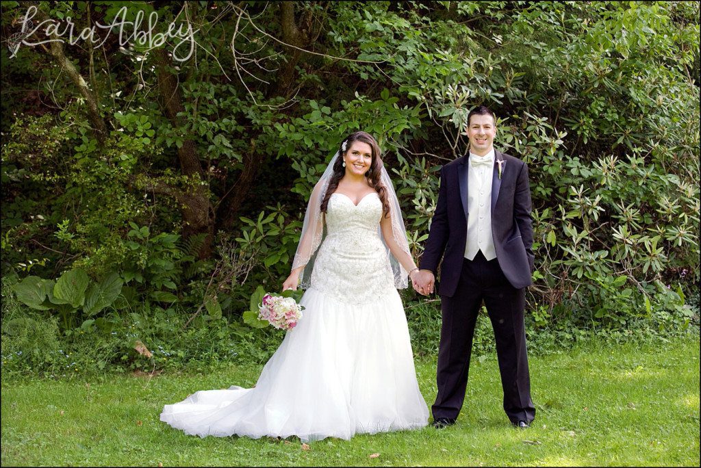 Elegant Romantic Wedding Portraits at University of Pittsburgh in Greensburg, PA by Kara Abbey Photography