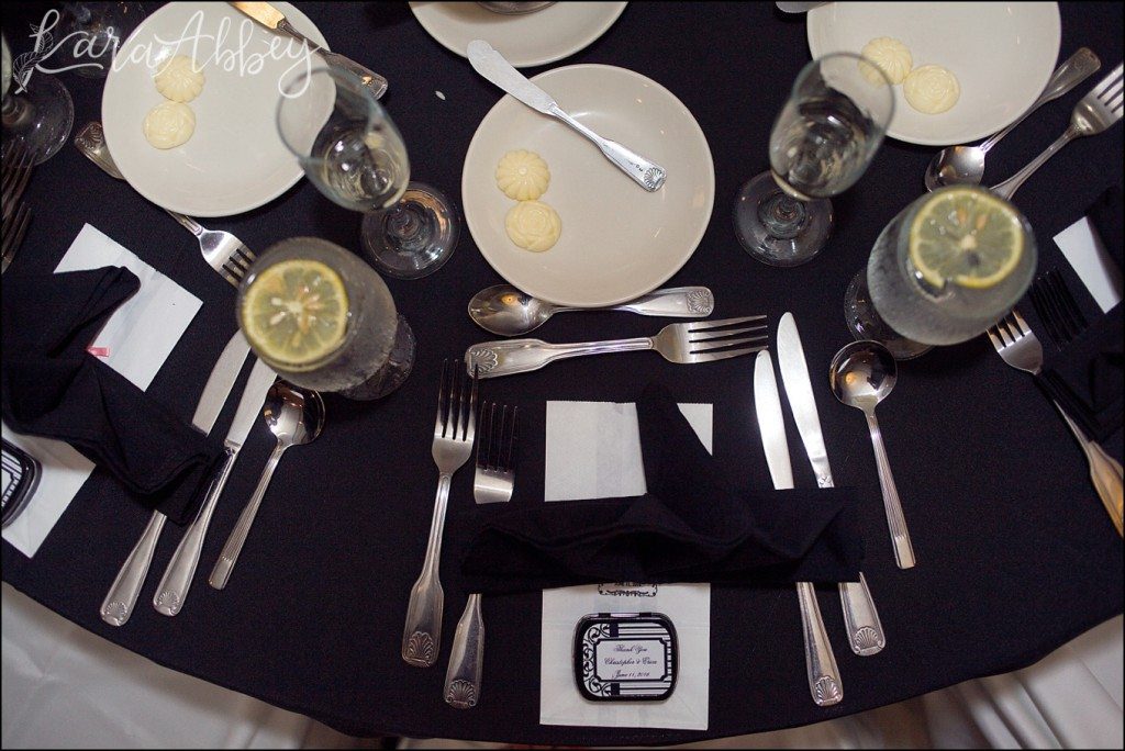 Elegant Romantic Wedding Reception at the DoubleTree in Monroeville, PA by Kara Abbey Photography