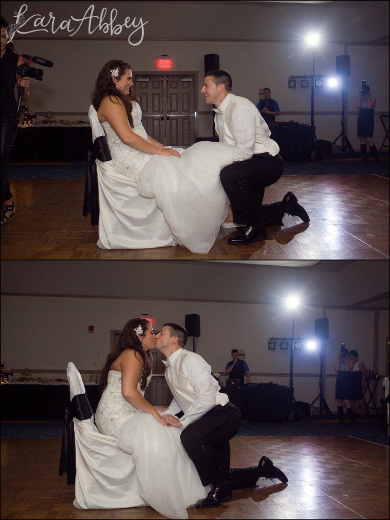 Elegant Romantic Wedding Reception at the DoubleTree in Monroeville, PA by Kara Abbey Photography