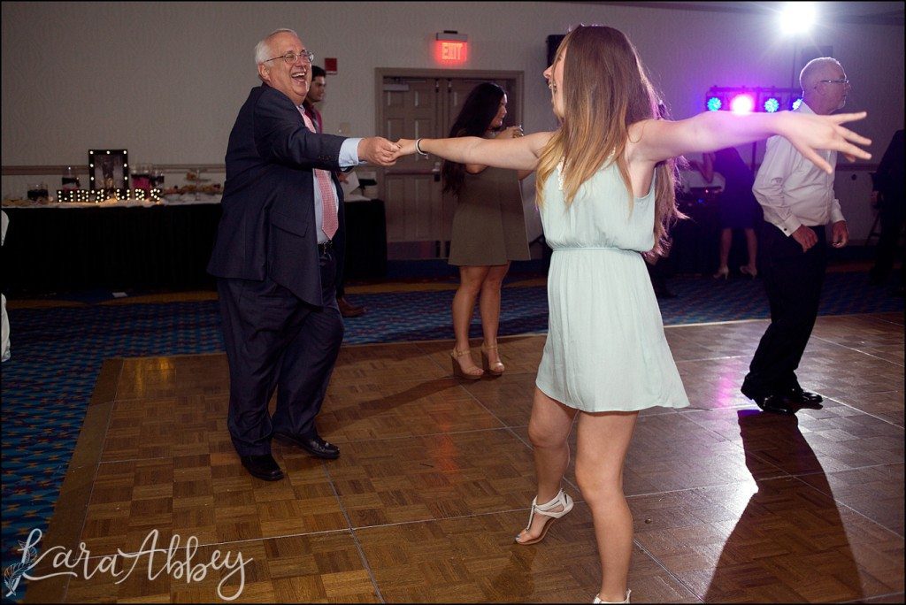 Elegant Romantic Wedding Reception at the DoubleTree in Monroeville, PA by Kara Abbey Photography